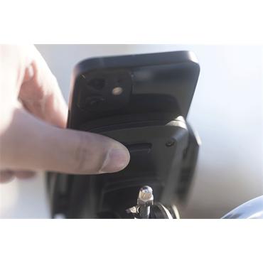 DELTACO ARM-B100 - cykelh&aring;llare f&ouml;r mobiltelefon - l&ouml;stagbar, rymmer upp till 300 g