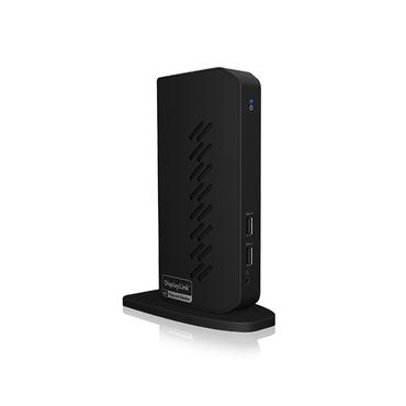 ICY BOX IB-DK2252AC - dockingstation - USB-C / Thunderbolt 3 / USB 3.0 - 2 x DP, 2 x HDMI - 1GbE