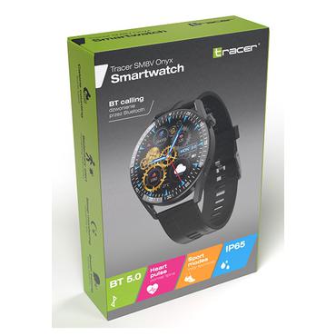 Tracer SM8V ONYX smart klocka med rem - svart