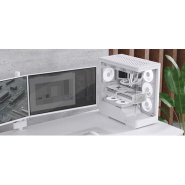 Aerocool Kabinet - Midi Tower - ATX, micro ATX, Mini-ITX - 235 mm - 480 mm - 460 mm - Hvid