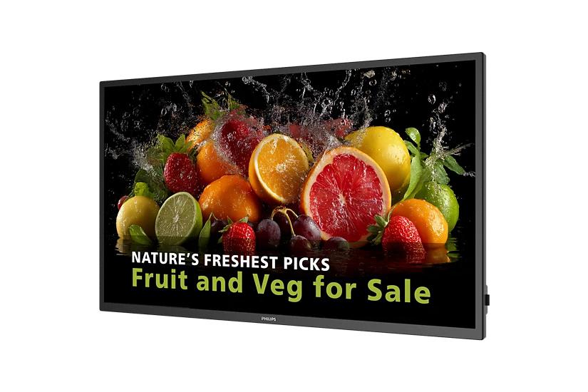 Philips 5000 series 50BDL5050D/00 skilte display 127 cm (50") LCD Wi-Fi 600 cd/m&sup2; Fuld HD Sort Indbygget processer Android