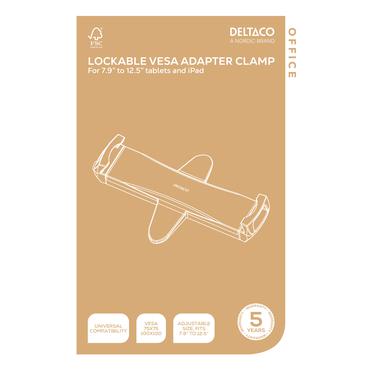 DELTACO komponenter til montering - for tablet - hvid