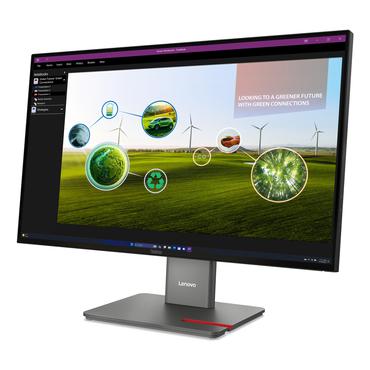 Lenovo ThinkVision P27Q-40 computersk&aelig;rm 68,6 cm (27") 2560 x 1440 pixel Quad HD LED Sort