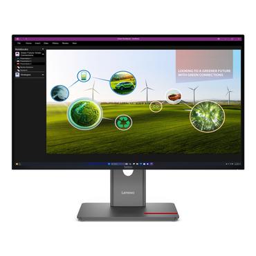 Lenovo ThinkVision P27Q-40 computersk&aelig;rm 68,6 cm (27") 2560 x 1440 pixel Quad HD LED Sort