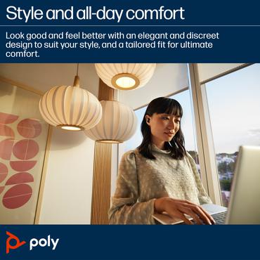 Poly Voyager Free 20 Earbuds grau inkl. Basic Ladeetui