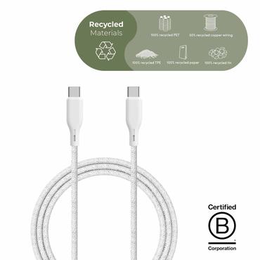 UPSTR&Ouml;M &Euml;SSENTIALS - USB typ C-kabel - 24 pin USB-C till 24 pin USB-C - 2.5 m
