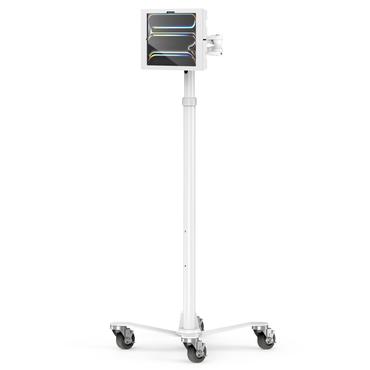 Compulocks iPad Pro M4 13" (2024), Apex Enclosure Rolling Cart - Rise Freedom Extended monteringssats - f&ouml;r surfplatta - vit