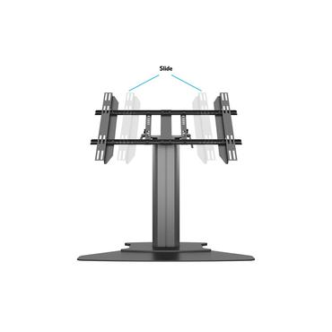 Multibrackets M Public Display Stand 80 HD Floorbase Single - ställ - för LCD-display - svart