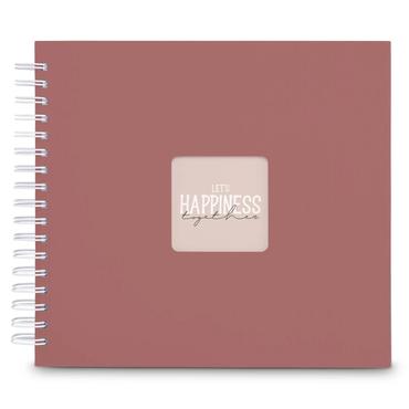 Hama 00009855 fotoalbum og arkbeskyttelse Terrakotta 50 ark 10 x 15 Spiral indbinding