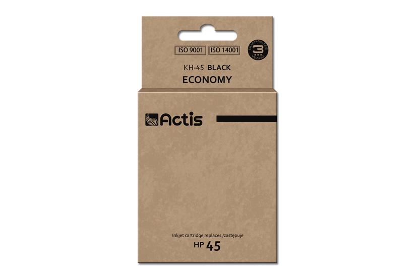 Actis KH-45 bl&aelig;k (erstatning HP 45 51645A; Standard; 44 ml; sort)