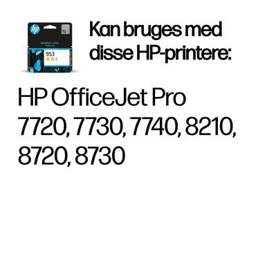HP Original 953-blækpatron, gul