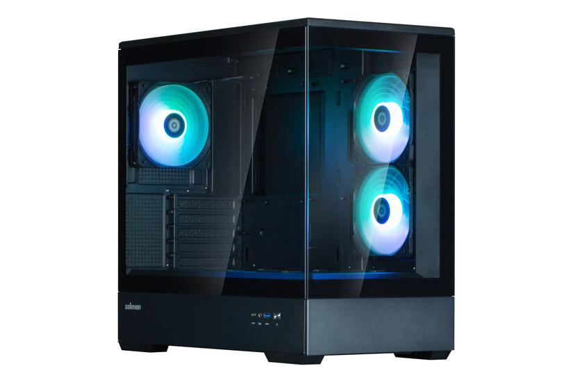 *ZALMAN P30 V2 MicroATX  Mini Tower 3 FansRGB BL
