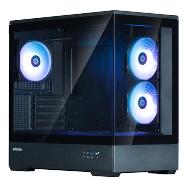 *ZALMAN P30 V2 MicroATX  Mini Tower 3 FansRGB BL