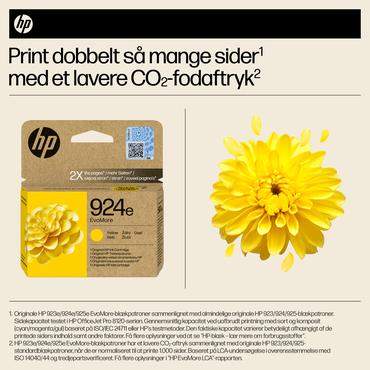 HP Original 924e EvoMore-blækpatron, gul
