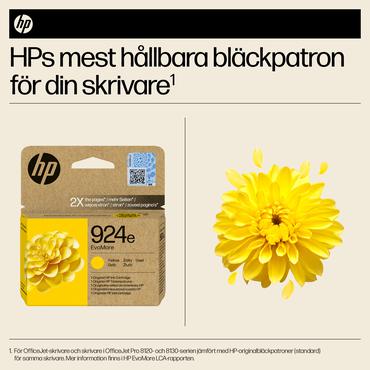 HP Original 924e EvoMore-blækpatron, gul