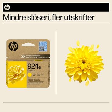 HP Original 924e EvoMore-blækpatron, gul