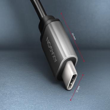 AXAGON - USB-C adapter - 24 pin USB-C til USB Type A - 20 cm