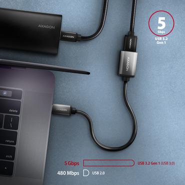 AXAGON - USB-C adapter - 24 pin USB-C til USB Type A - 20 cm
