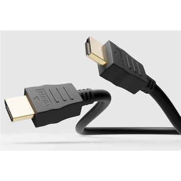 Goobay 60622 HDMI-kabel 2 m HDMI Type A (Standard) Sort