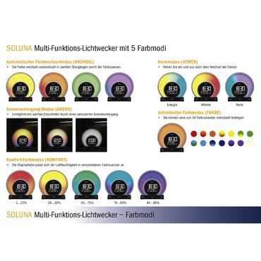 TFA 60.2026.01 SOLUNA Lichtwecker m.Farbwechsel