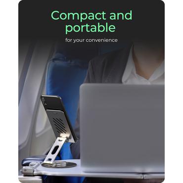 ICY BOX IB-TH201-R Passiv holder Mobiltelefon/Smartphone, Tablet/UMPC Sølv