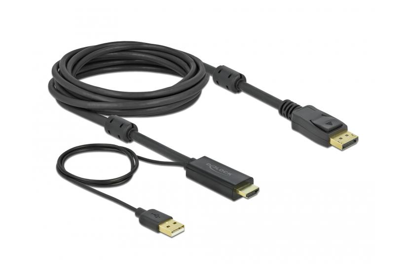 Delock video/audiokabel - DisplayPort / HDMI - 5 m