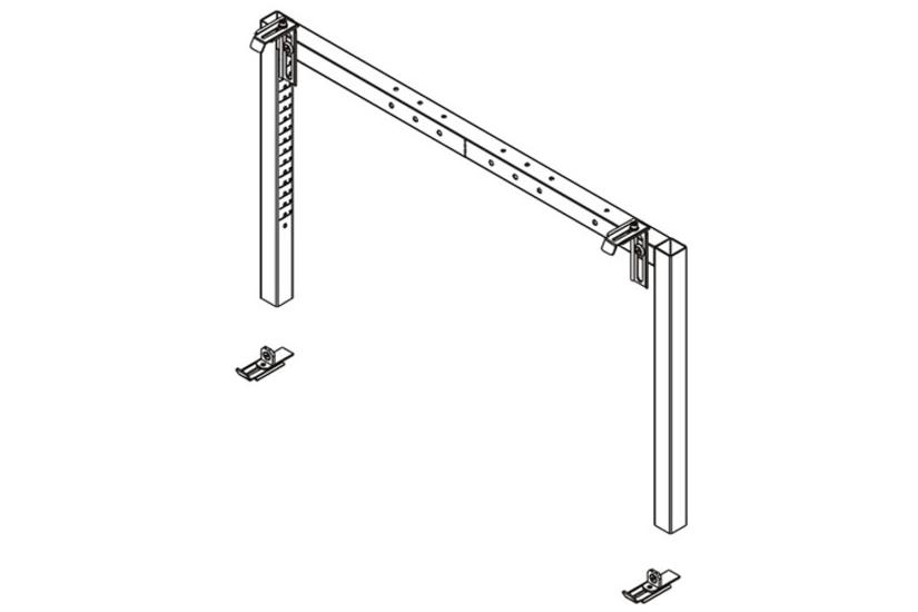 Multibrackets M Motorized Wallmount HD monteringssats - för platt panel - vit
