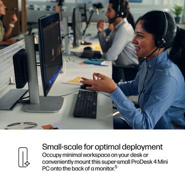 ProDesk 4 Mini G1i Desktop AI PC - Intel Core Ultra 5 235T - 16GB RAM - 512GB SSD - Windows 11 Pro - #ABU