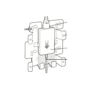 Zebra - pålmonteringskit