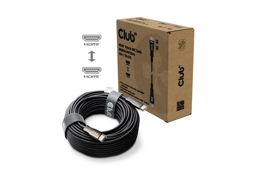Club3D HDMI-Kabel A -> A 2.1 aktiv opt. 8K60Hz  UHD 30 Meter retail