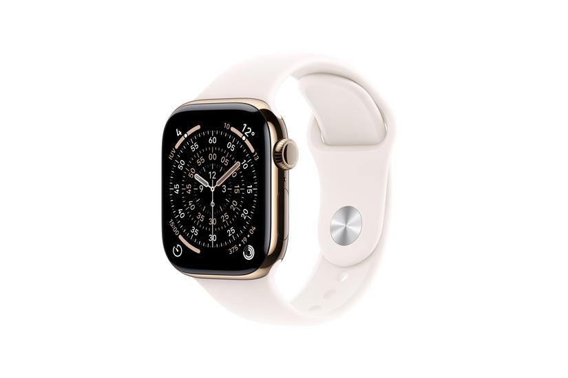 Apple Watch Series 11 OLED 42 mm Digital 374 x 446 pixel Berøringsskærm 5G Titanium Wi-Fi GPS (satellit)