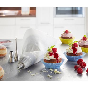 GEFU 14330 wienerbr&oslash;d dekorationspose Bomuld, Plast, Rustfrit st&aring;l