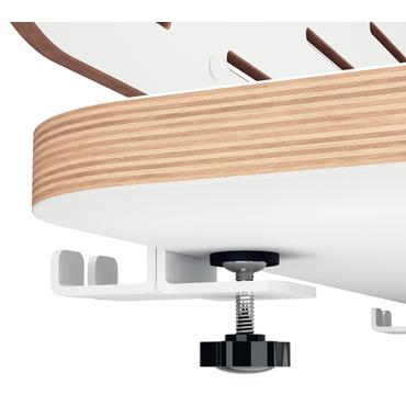 Leitz Ergo pegboard organiseringstavle til skrivebordet med laptop holder, 80x25 cm