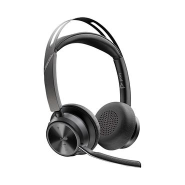 HP Poly Voyager Focus 2-M USB-C-C Headset USB-C/A Adapter Charging Stand