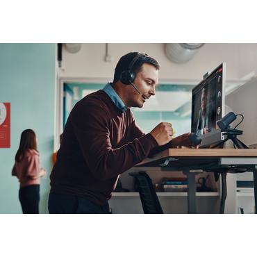 HP Poly Voyager Focus 2-M USB-C-C Headset USB-C/A Adapter Charging Stand