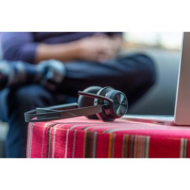 HP Poly Voyager Focus 2-M USB-C-C Headset USB-C/A Adapter Charging Stand