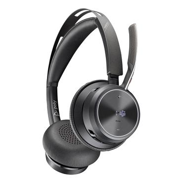 HP Poly Voyager Focus 2-M USB-C-C Headset USB-C/A Adapter Charging Stand