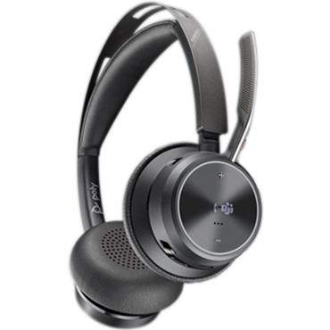 HP Poly Voyager Focus 2-M USB-C-C Headset USB-C/A Adapter Charging Stand