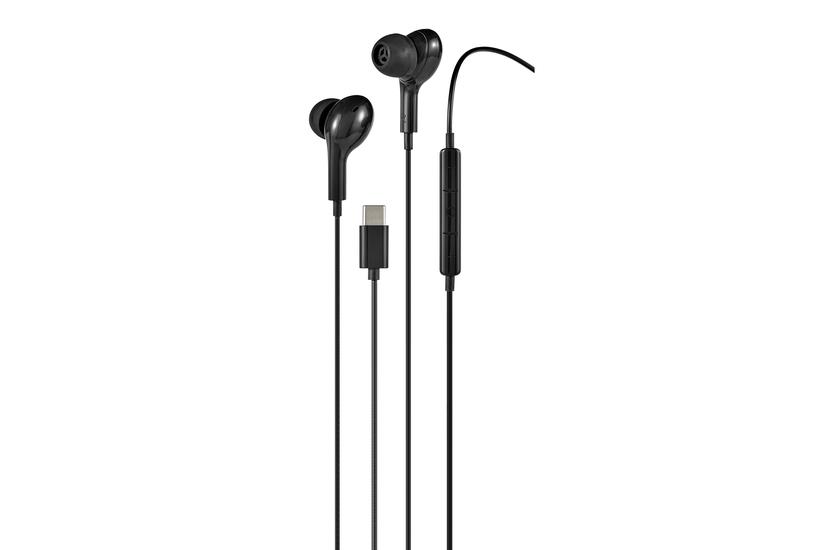 C220 In-ear earbuds, 3-button, USB-C, black
