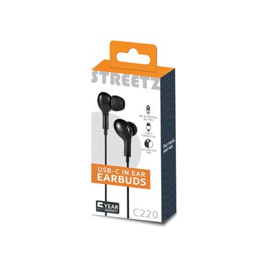 STREETZ C220 - øreproptelefoner med mik.