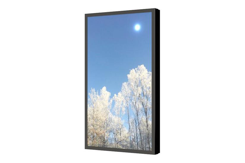 HI-ND EASY Monteringssæt til Digital Skiltning LCD-panel Portræt RAL 9005 - Sort