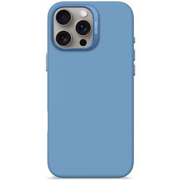 Decoded AntiMicrobial Silicone Backcover - silikonowa obudowa ochronna do iPhone 16 Pro Max kompatybilna z MagSafe (air blue)