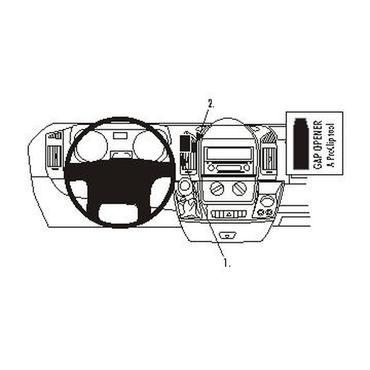 Brodit ProClip Center mount - montering för mobiltelefon