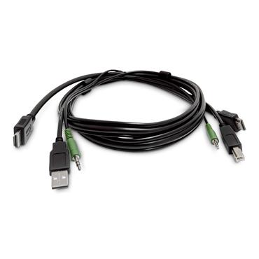 StarTech.com SKHDMMKVM-06-TAA KVM-kabel Sort 1,8 m