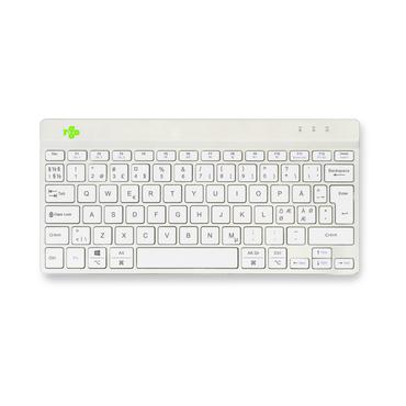 R-Go Tools RGOCONDWLWH tastatur Kontor Bluetooth QWERTY Hollandsk Hvid