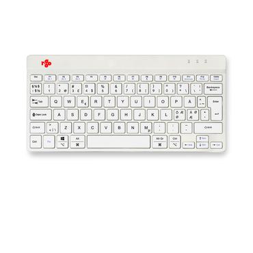 R-Go Tools RGOCONDWLWH tastatur Kontor Bluetooth QWERTY Hollandsk Hvid