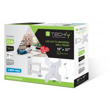 Techly 023820 tv-beslag 94 cm (37") Hvid