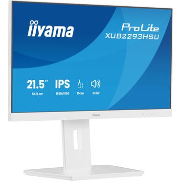 iiyama ProLite XUB2293HSU-W7 computersk&aelig;rm 54,6 cm (21.5") 1920 x 1080 pixel Fuld HD LED Hvid