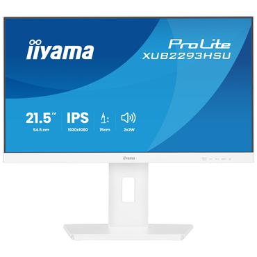 iiyama ProLite XUB2293HSU-W7 computersk&aelig;rm 54,6 cm (21.5") 1920 x 1080 pixel Fuld HD LED Hvid