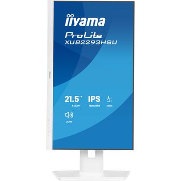 iiyama ProLite XUB2293HSU-W7 computersk&aelig;rm 54,6 cm (21.5") 1920 x 1080 pixel Fuld HD LED Hvid